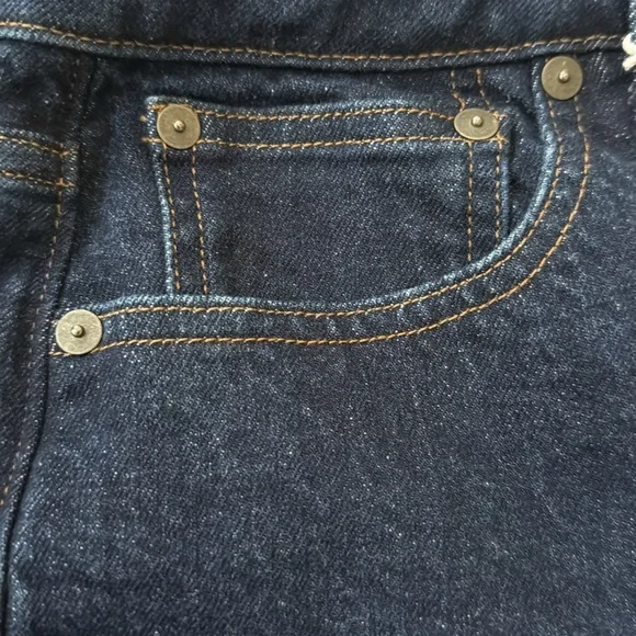 Madewell Women's Straight Leg Jeans - Dark Blue - Picture 8 of 8